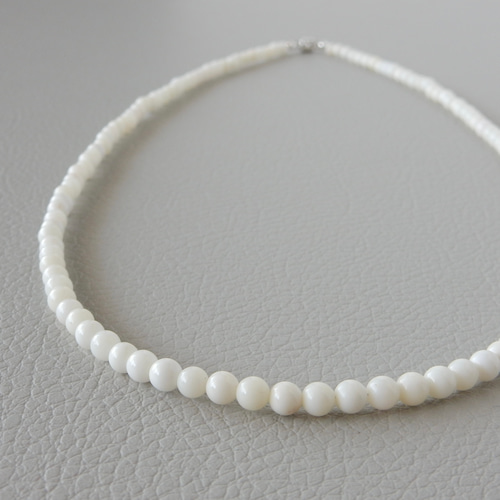 2way/50cm〗白珊瑚ネックレス SV925【1541】 ネックレス・ペンダント R  