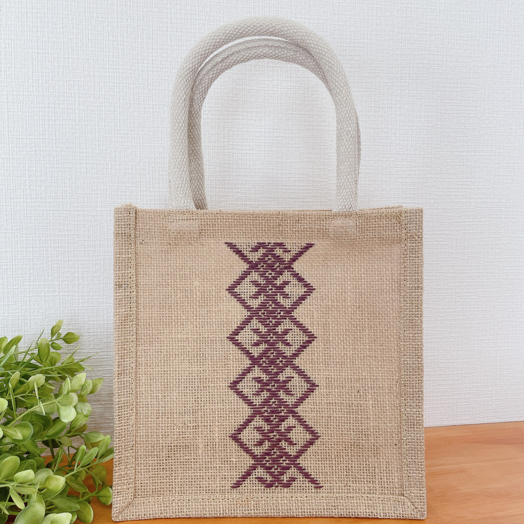 こぎん刺しのトートバッグ 第2弾は冬から春使用♪ : 窓の向こうに  