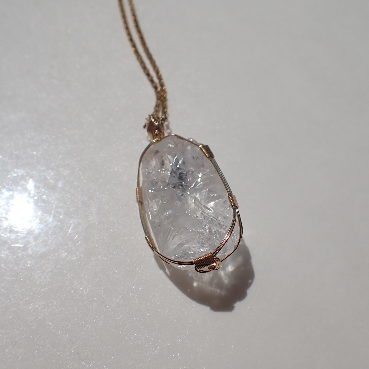 女神巻き®︎サチャロカアゼツライトのペンダントトップ