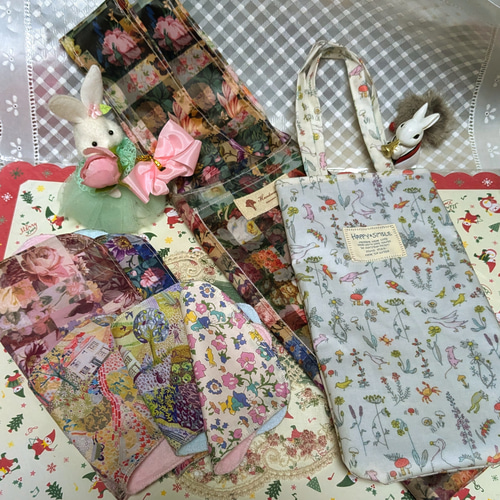 エコバッグ 「リバティプリント」 ハンドメイド エコバッグ