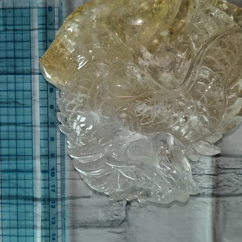 水晶 龍の彫刻 置物 在庫セールのため、4万円が半額以下のお値段