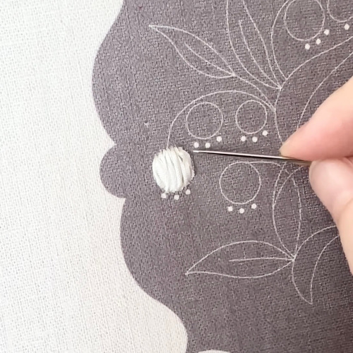 刺繍キット〉すずらんの刺繍ミニフレーム キット Marguerite刺繍教室