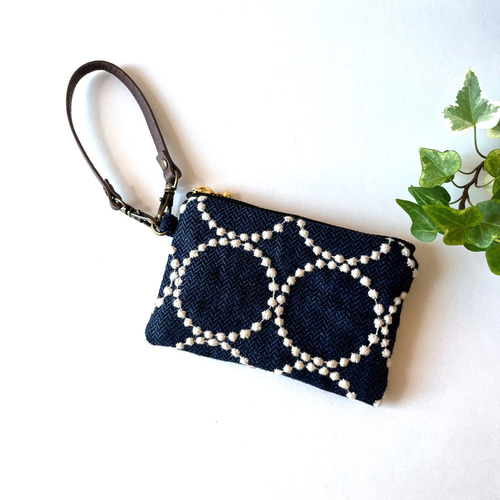 ミナペルホネン 刺繍ポーチ ポーチ chardon 通販 17963489｜Creema