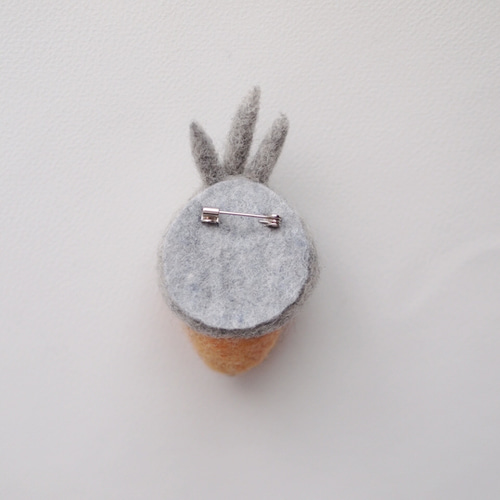 受注製作】ハシビロコウ・羊毛フェルト ブローチ ブローチ チクチコ