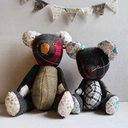 Babyサイズのテディベア ギョロ目ちゃん ぬいぐるみ Kiki's bear 通販