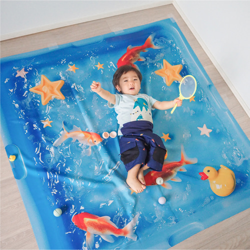 金魚すくいマット 夏祭りごっこ・縁日ごっこ遊びに！ 日本製 雑貨