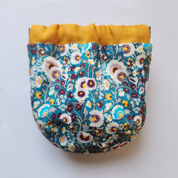 ばねポーチ　マリア／イエロー 2枚目の画像