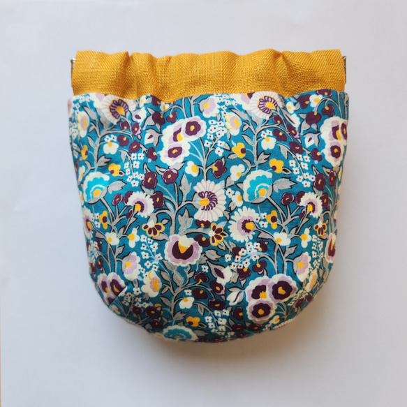 ばねポーチ　マリア／イエロー 1枚目の画像