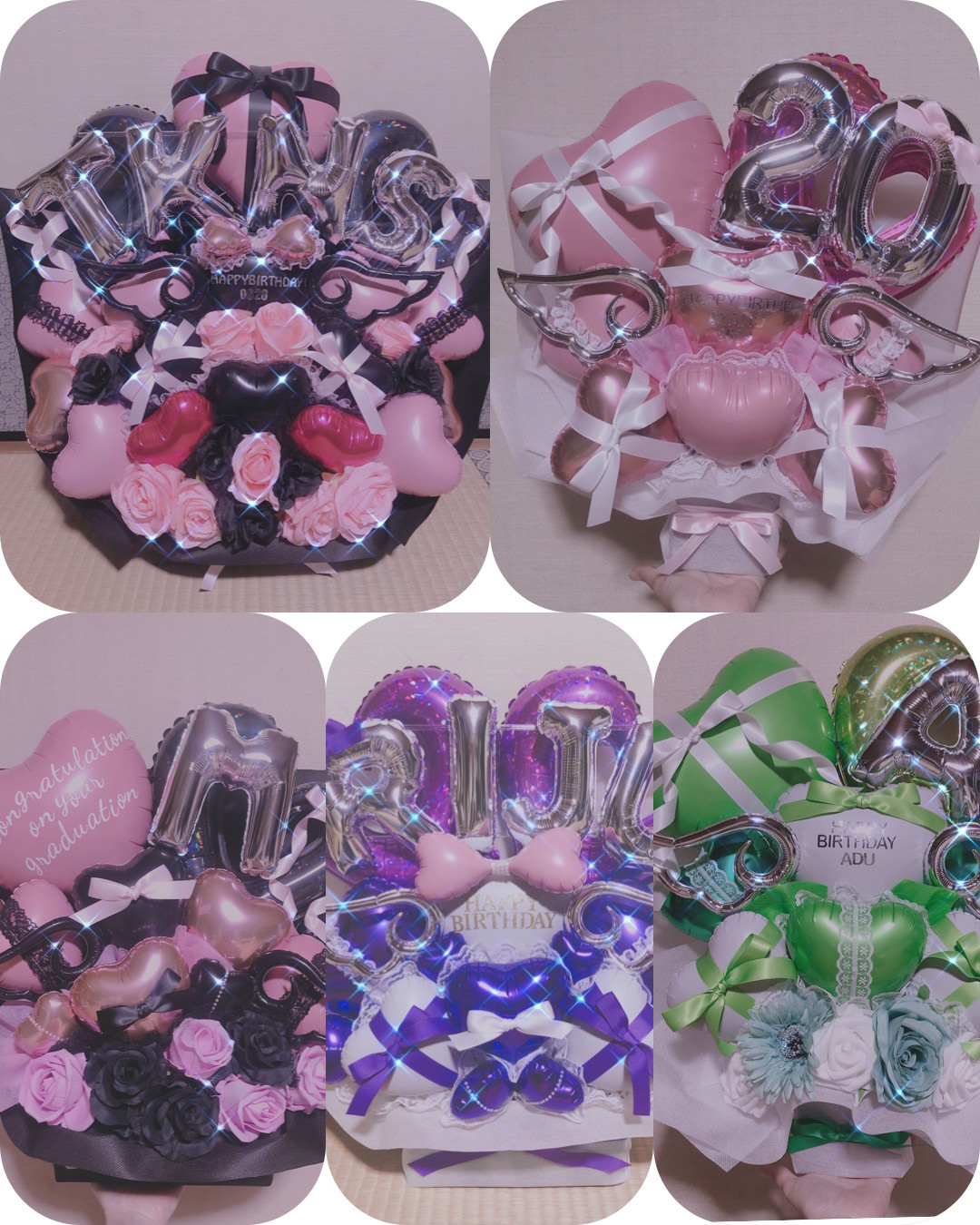 生誕祭 推し バルーンギフト バルーンアレンジ 卓フラ フラスタ