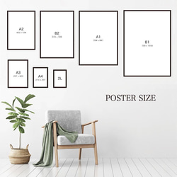 ◆258◆バウハウス インテリア アートポスター A4サイズ 絵画 北欧 2枚目の画像