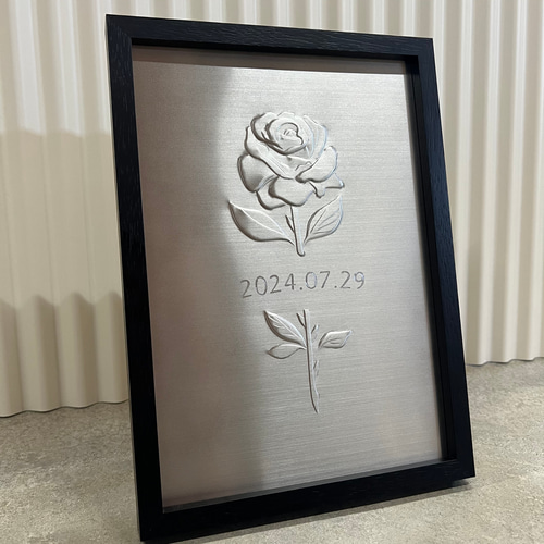 大切な方への贈りに》ウェルカムボード ギフト 看板 ステンレスアート