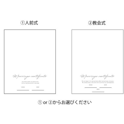 最安値】ウェディングキャンバス 結婚証明書 ペイント その他