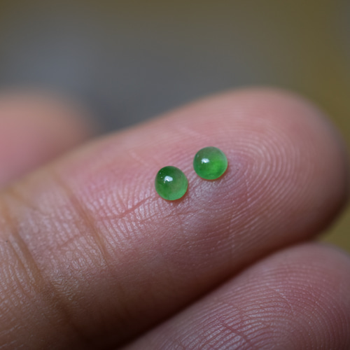 RS7-63 ミニ 宝石質 氷種 陽緑 ミャンマー産天然 A貨 本翡翠 ルース 裸  