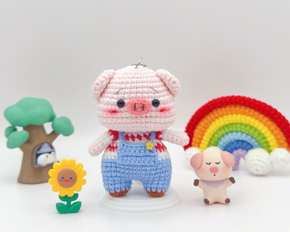 あみぐるみ ストラップ 小さなブタちゃん｜Yahoo!フリマ（旧