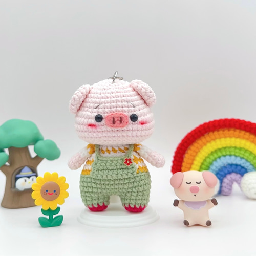 あみぐるみ ストラップ 小さなブタちゃん｜Yahoo!フリマ（旧