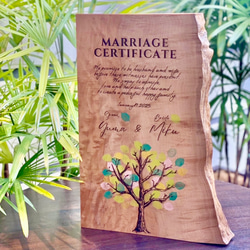 木の結婚証明書｜ゲスト参加型｜ウェディング｜オーダーメイド｜全国
