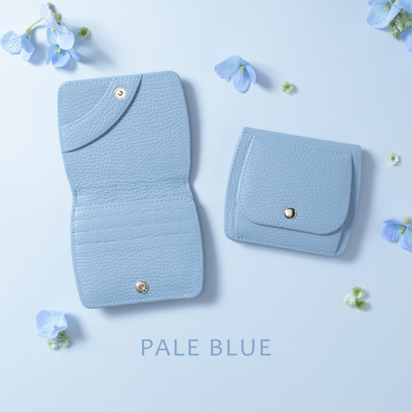 ほんのりまるい コンパクト折り財布 イタリアンレザー【ニュアンスカラー】 4枚目の画像
