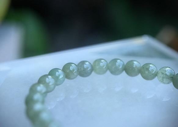 ミャンマー産★本翡翠★ブレスレット 1620 3枚目の画像