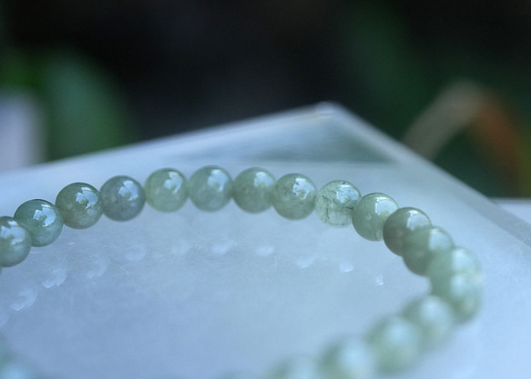 ミャンマー産★本翡翠★ブレスレット 1620 4枚目の画像