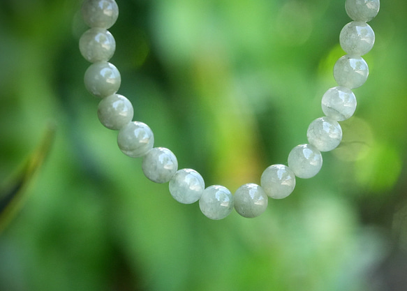 ミャンマー産★本翡翠★ブレスレット 1620 5枚目の画像