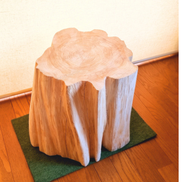 国産天然木 ひのき根元末広がり 切株ウッドスツール・丸太サイドテーブル・無塗装ナチュラル・オーガニック・ワイドサイズ 国産天然木 切株ウッドスツール・丸太サイドテーブル・無塗装ナチュラル・オーガニック・ワイドサイズ CE1516347722(11570円)