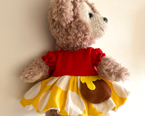 ポーチサイズシェリーメイちゃん用☆ はちみつだいすきワンピース