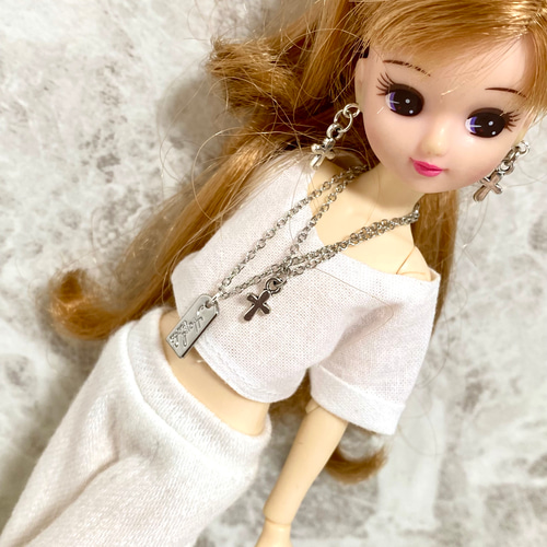 ドール用2連ネックレス6点 ドール用2連ネックレス その他人形 kiki202402【土日雨天発送