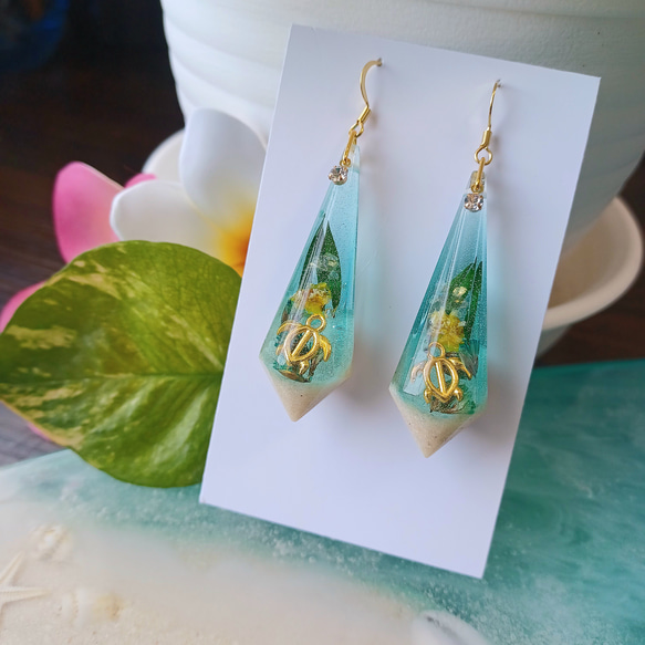 レジンアート*.゜OKINAWA .゜*青*゜ No.1 海の世界を