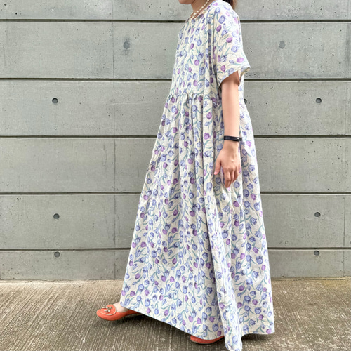 □3日以内発送□『華やぐ夏。涼し気ボタニカルフラワー