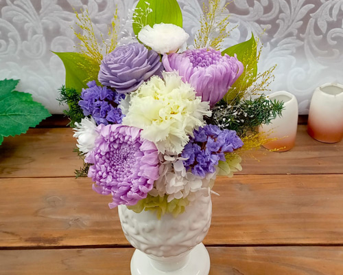 仏花 プリザーブドフラワー 喪中見舞い お供え花 供花 お供え