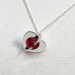 Spring Gimmick Setting Heart Pendant(Order Production) 9枚目の画像