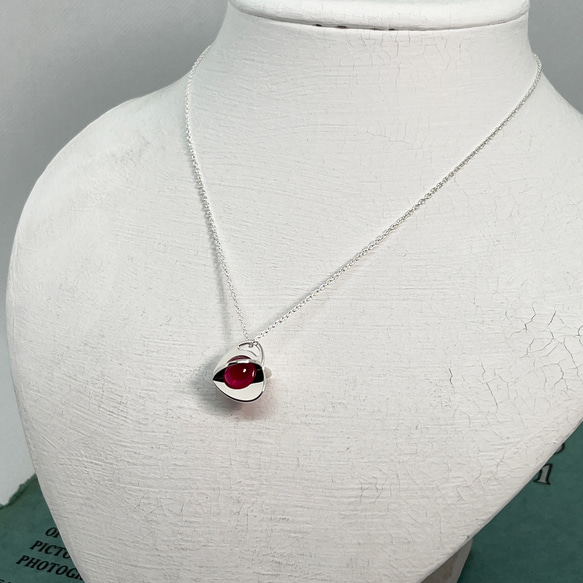 Spring Gimmick Setting Heart Pendant(Order Production) 10枚目の画像