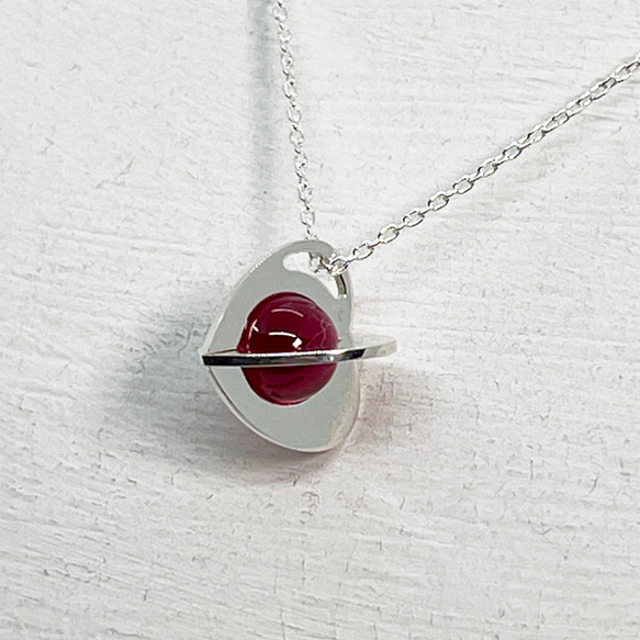 Spring Gimmick Setting Heart Pendant(Order Production) 12枚目の画像