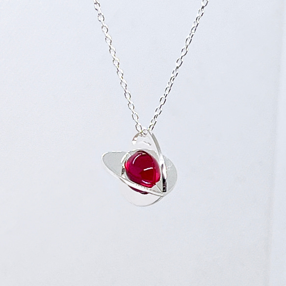 Spring Gimmick Setting Heart Pendant(Order Production) 6枚目の画像