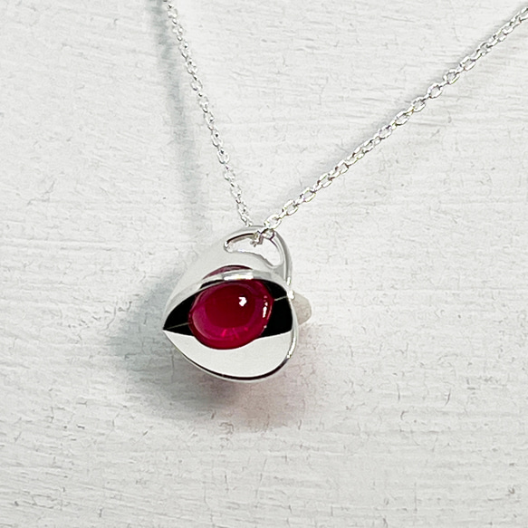 Spring Gimmick Setting Heart Pendant(Order Production) 11枚目の画像