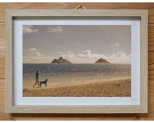 hawaii ハワイ 風景写真 A4サイズ フレーム付 和紙プリント