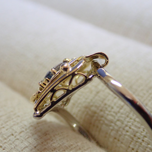 ソーティング付き♪アレキサンドライトのリング アレキサンドライト（ソーティング付き）イエローゴールド、プラチナ