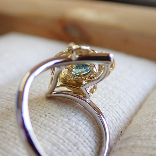 ソーティング付き♪アレキサンドライトのリング アレキサンドライト（ソーティング付き）イエローゴールド、プラチナ