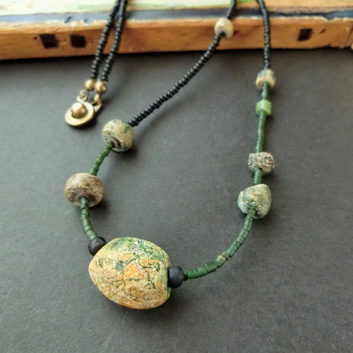 アフガンオールドシルバートップ ネックレス イスラムB