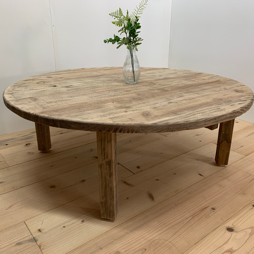 アンティーク木製 コーヒーテーブル 折りたたみ　 ローテーブル ちゃぶ台キャンプ アンティーク木製 コーヒーテーブル 折りたたみ ローテーブル ちゃぶ台