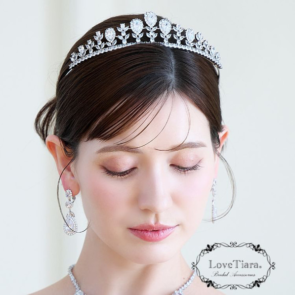 ラディアントジルコニア ティアラRT-36|結婚式 ヘアアクセ