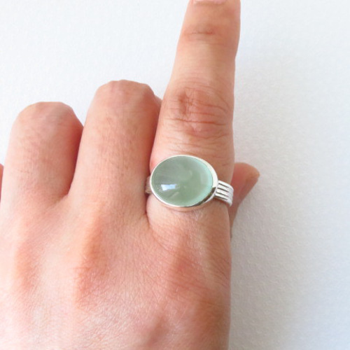 シルバー モスアクアマリン リング 指輪・リング Jewel.studio.M 通販
