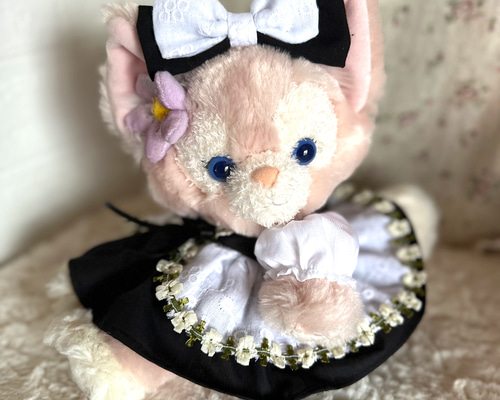 リーナベル コスチューム ショルダーサイズ 白黒 ワンピース