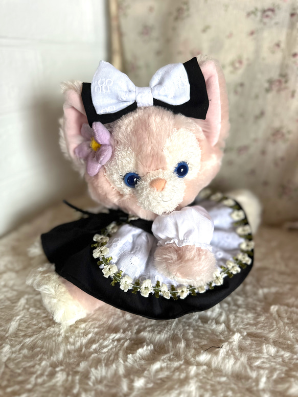 リーナベル コスチューム ショルダーサイズ 白黒 ワンピース