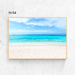 砂浜！海！綺麗！A4サイズ◇送料無料◇可愛いインテリアポスター 写真