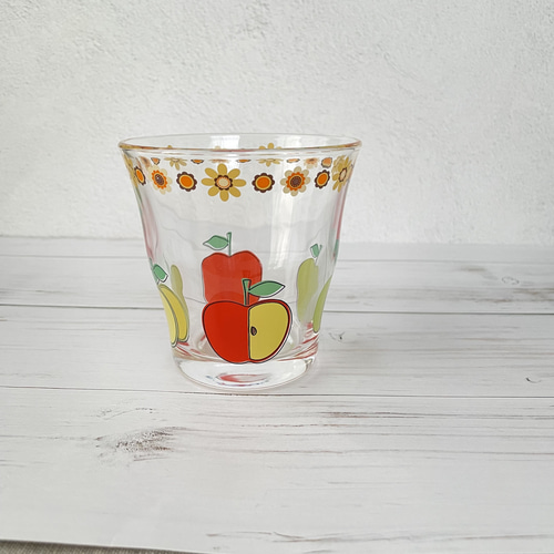 アンティーク スタンドライト　りんご柄　昭和レトロ VINTAGE ≫70-80s ヴィンテージ*ヤマハ陶芸*フィギュリン