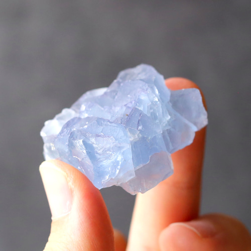 ブルーフローライト 原石 小さめ 鉱物 天然石 お守り クラスター