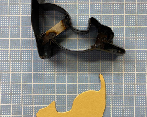 レザーカット金型 猫 レザークラフト 抜き型 打ち抜き ピアス金