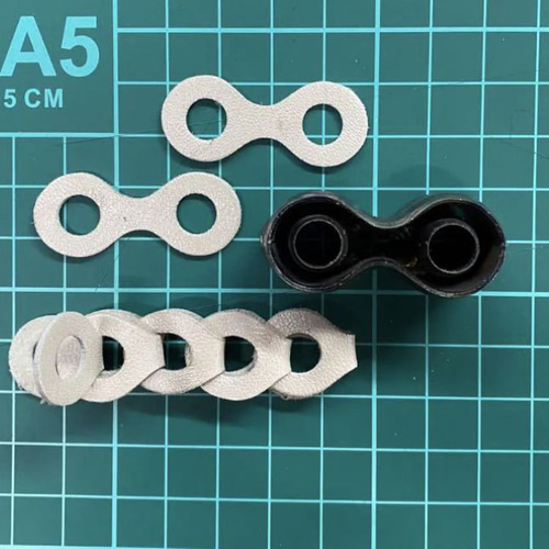穴付きDカンの抜き型 オーダーメイド レザークラフト その他素材 COMBI