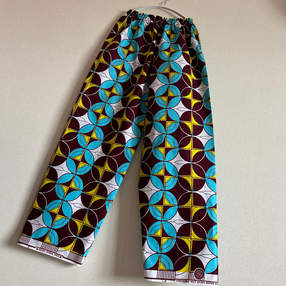 アフリカン ギャザーパンツ♪ アフリカ生地 アフリカ布 アフリカ  